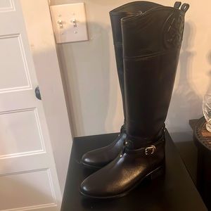 100% Leather Tory Burch Riding Boots